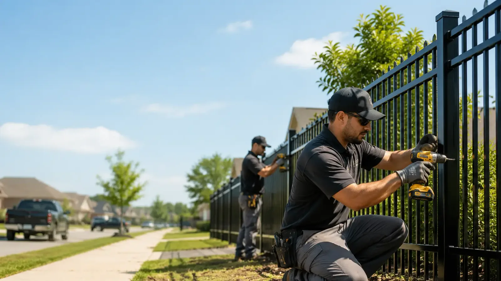 Metal Fence Installation in Leighton, IA